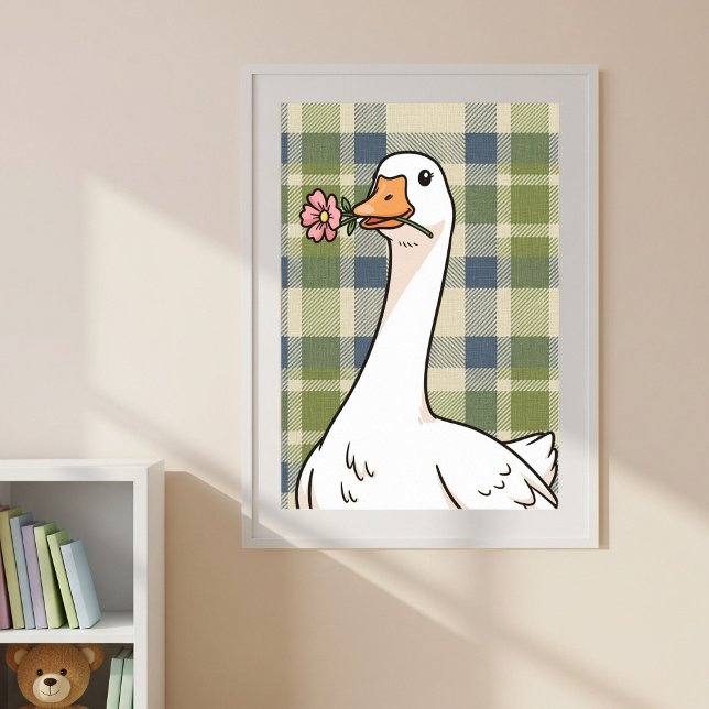 Digital and Physical Print with Cute Duck  Poster (Von Creator hochgeladen)