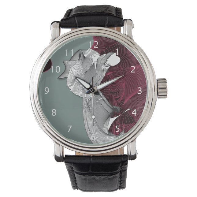 Digital Art Abbildung Armbanduhr (Vorderseite)