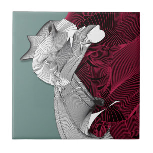 Digital Art Abbildung Fliese