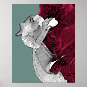 Digital Art Abbildung Poster