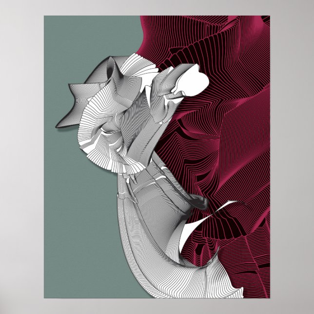 Digital Art Abbildung Poster (Vorne)