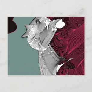 Digital Art Abbildung Postkarte