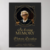 Digital Beerdigung Ankündigung Post Dunkelgrau