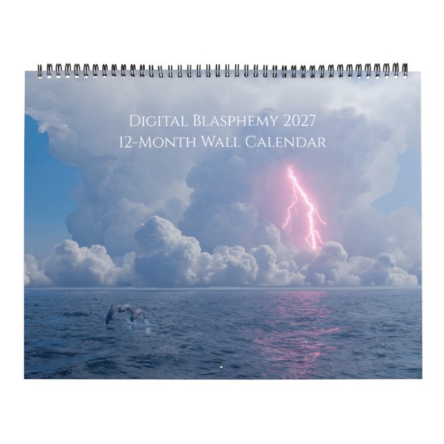 Digital Blasphemy 2027 12-Monatiger Wandkalender (Titelbild)