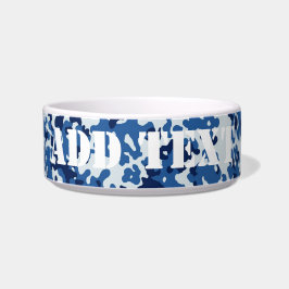 Digital Blue Military Pattern Napf