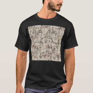 Digital Camouflage Beige Dekoration T-Shirt