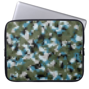 Digital-Camouflage-Winter See Laptopschutzhülle