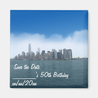 Digital Clear Sky in NYC Speichern Sie das Date Ma