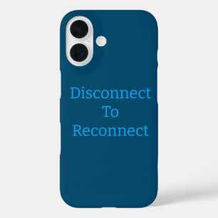 Digital Detox Erinnerung iPhone / iPad Gehäuse 16 Hülle