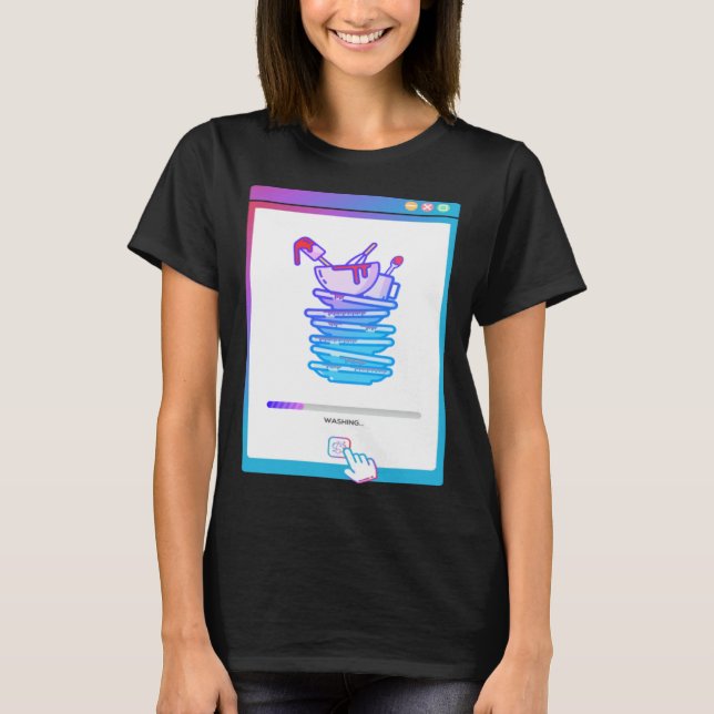 Digital Dishwasher T-Shirt (Vorderseite)