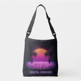 Digital Dreamer Eco-Friendly Tote | Aesthetic Bag Tragetaschen Mit Langen Trägern