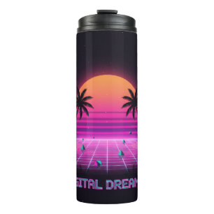 Digital Dreamer Isolierter Reisebecher Thermosbecher