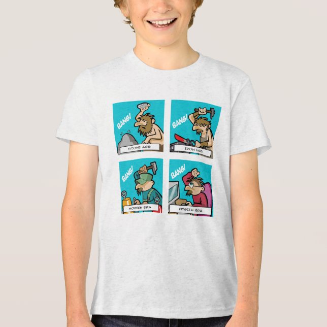 Digital Evolution 2 Tri-Blend Shirt (Vorderseite)