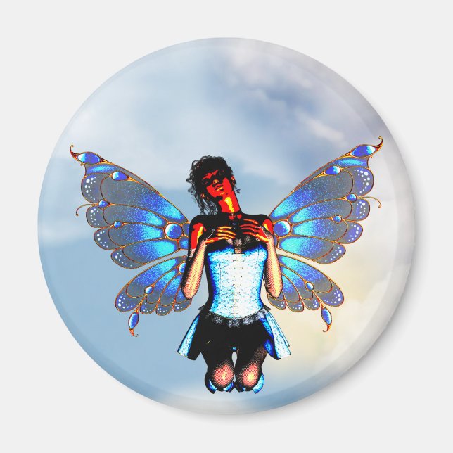 Digital Fairy Magnet Runde (Vorne)