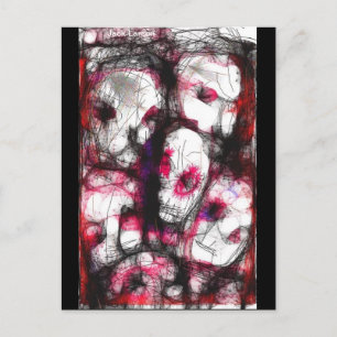 Digital Fingerpainting of zombies  jack larson... Postkarte