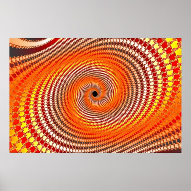 Digital Flare - Fraktal Poster (Vorne)