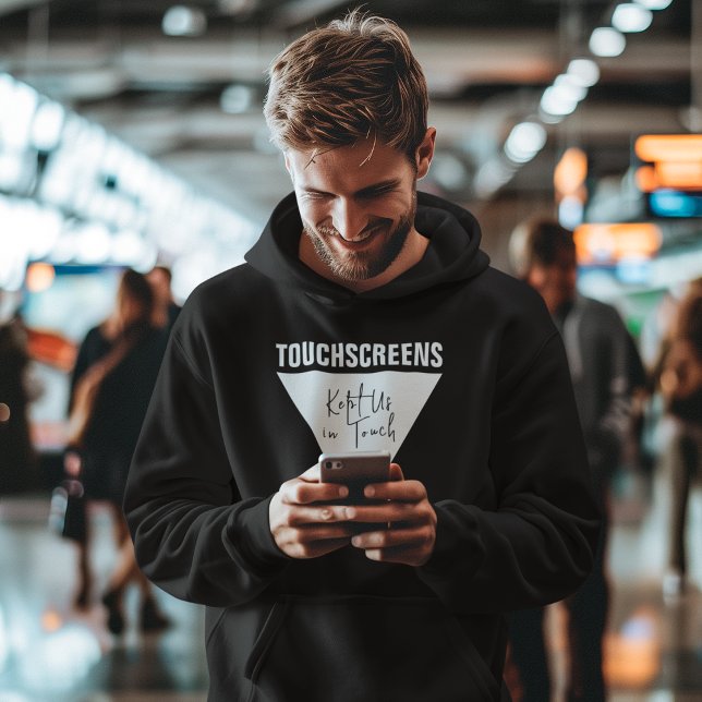 Digital Heartbeat Hoodie (From taps to ties, some connections go deeper than words.)