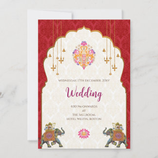 Digital Hindu Hochzeit Einladung Indische Hochzeit