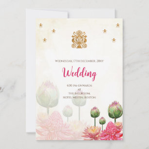 Digital Hindu Hochzeit Einladung Indische Hochzeit