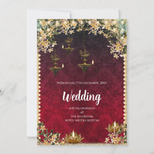 Digital Hindu Hochzeit Einladung Indische Hochzeit