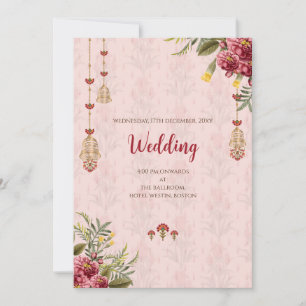 Digital Hindu Hochzeit Einladung Indische Hochzeit