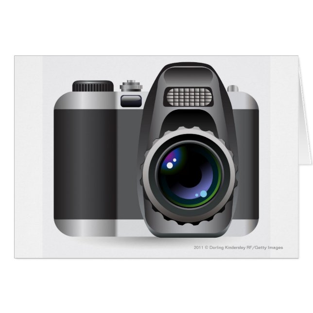 Digital-Illustration der Digitalkamera (Vorderseite (Horizontal))