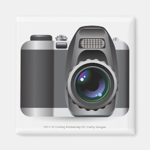 Digital-Illustration der Digitalkamera Magnet