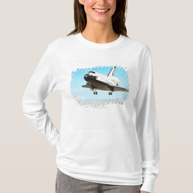 Digital-Illustration der Raumfähre T-Shirt (Vorderseite)