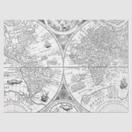 Digital-Karte Schwarz/Weiß, Design 11 Seidenpapier
