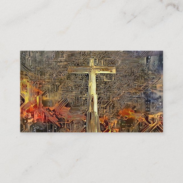Digital-Kreuz Visitenkarte (Vorderseite)