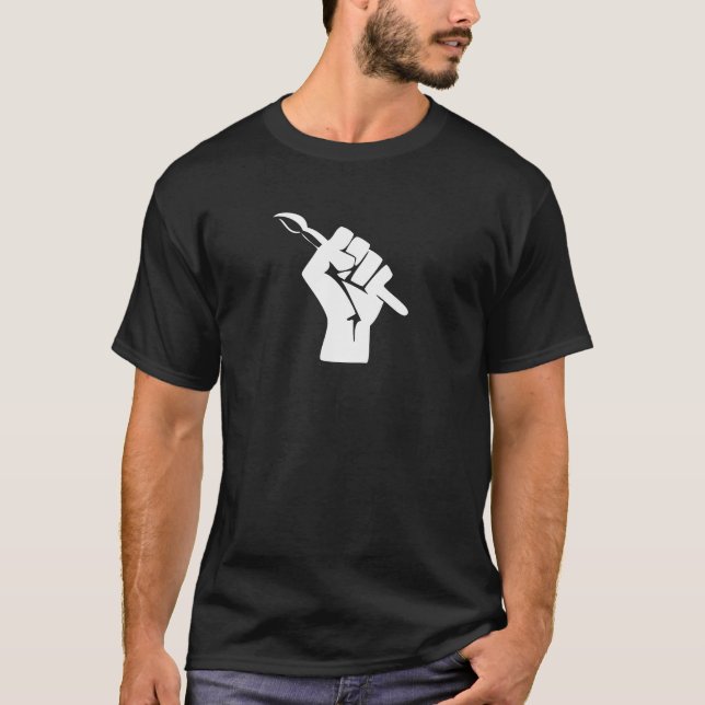 Digital-Kunst-vorderes Logo T-Shirt (Vorderseite)