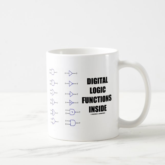 Digital-Logik-Funktions-Innere (Computer) Tasse (Rechts)