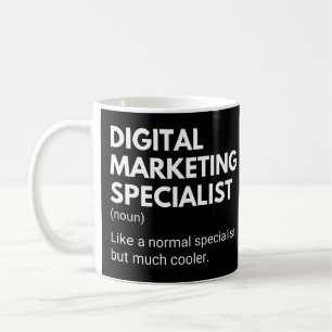 Digital Marketing Spezialist Lustige Marketer Auss Kaffeetasse