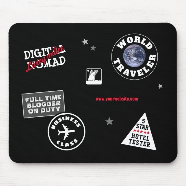 Digital Nomad Mousepad (Vorne)