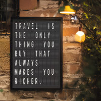 Digital Panel New Travel Poster