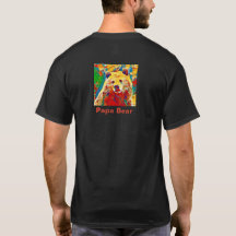Digital Papa Bear T Shirt