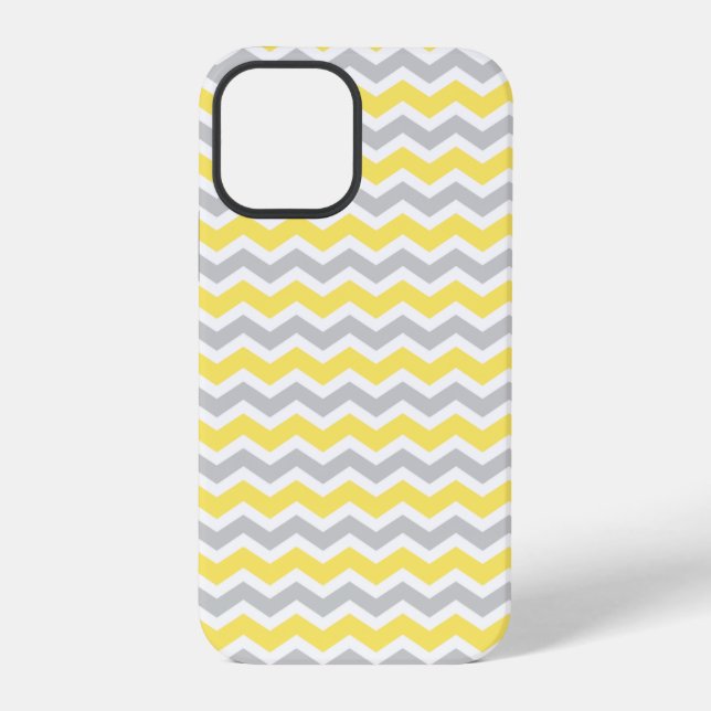 Digital-Papier-Zickzack-Muster iPhone Hülle (Rückseite)