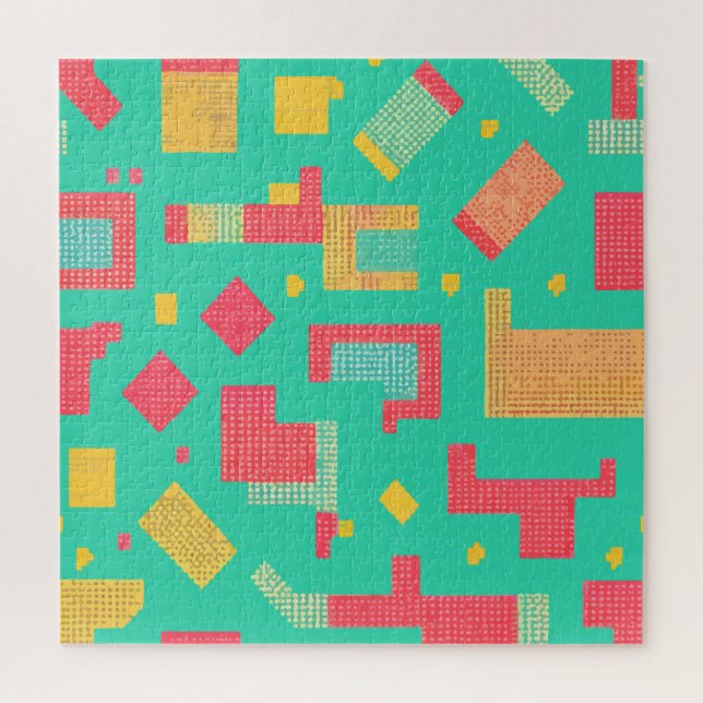 Digital Pixel Artwork Puzzle (Vertikal)