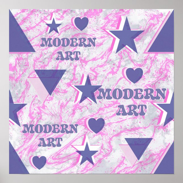 DIGITAL poster “MODERN ART” (Vorne)