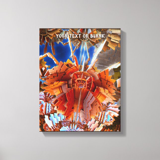 Digital Samurai Leinwanddruck (Vorderseite)