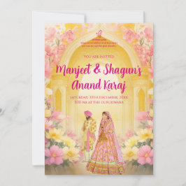 Digital Sikh Wedding Cards & Anand Karaj Karten