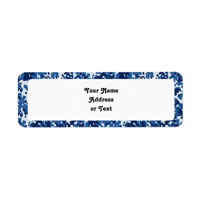 Digital Sky Blue Camouflage - mit White (Vorne)