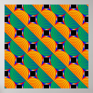 Digital Sunrise von Kenneth Yoncich Poster