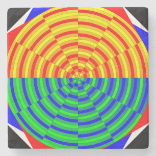 Digital Sunrise von Kenneth Yoncich Steinuntersetzer