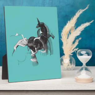 Digital Unicorn Fotoplatte