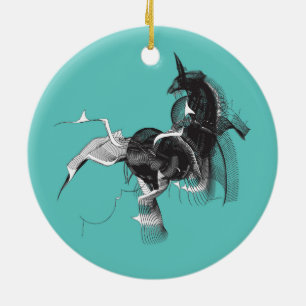 Digital Unicorn Keramikornament