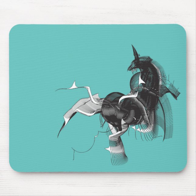 Digital Unicorn Mousepad (Vorne)