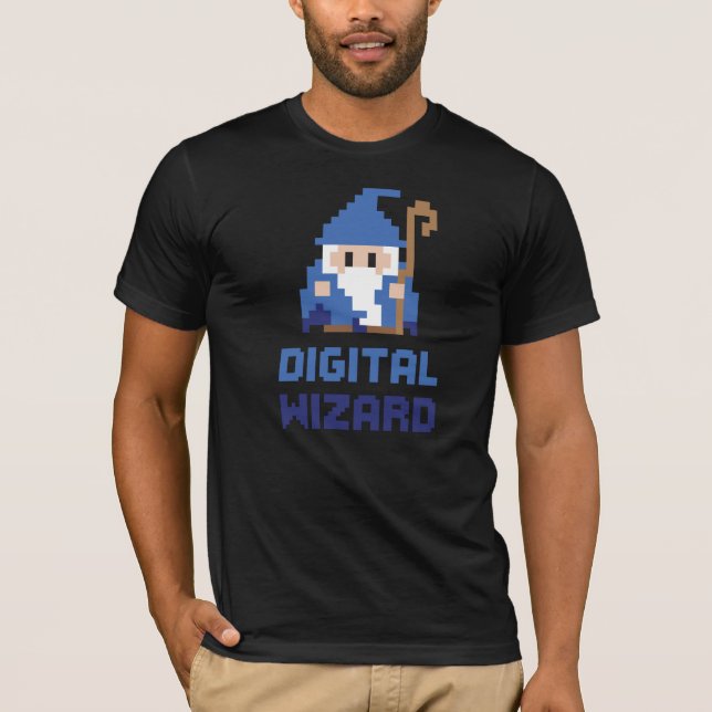 Digital-Zauberer T-Shirt (Vorderseite)
