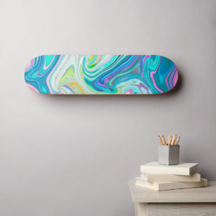 Digitalart Abstrakt Marbling G597 Skateboard