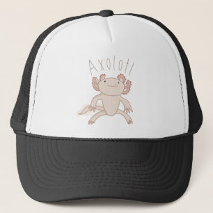 Digitalaxolotl-Illustration, süßes Tier Truckerkappe